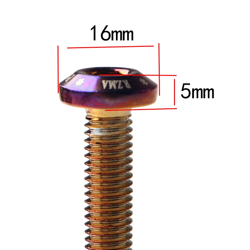 3 Pcs Motorcycle Brake Disc/rotor Screws Bolts M8*1.25mm*25mm/30mm Carbon Steel Universal For Honda Yamaha Kawasaki Suzuki motorcycle bolt screws