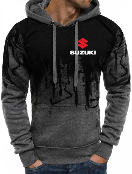 Motorcycle Wear Racing Team Jersey for Suzuki hoodies 2019cvv - Цвет: Темно-серый