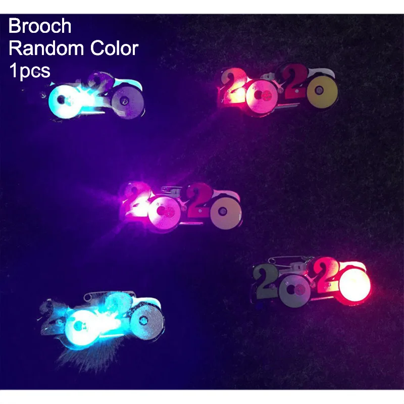 OUDIROSE случайный цвет счастливый год светодиодные очки светоизлучающие волоконно-оптические повязки на голову сценический бар годовой вечерние поставки - Цвет: A8