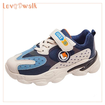 

Breathable Trainers Kids Girls Running Shoes Patchwork Sneakers Kids Boys Sport Shoes Hot Sale Leather Shoes For Teenage Girls