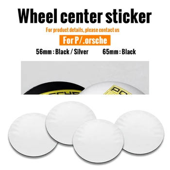 

Car accessories 4pcs 56mm 65mm Badge car Wheel Center Caps Rims Covers stickers For Porsche Boxter Cayman 996 911 Car Styling
