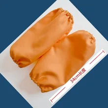 Монохромная кухня, корейский стиль официанта кухни сплошной цвет работы средней длины манжеты кормящих кухня рукав кепки мужчины и женщины руки C