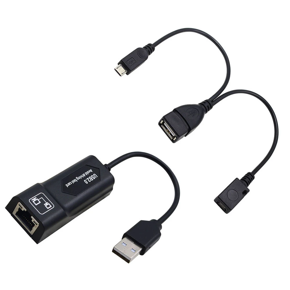cheapest tv sticks LAN Ethernet Adapter for AMAZON FIRE TV 3 or STICK GEN 2 or 2 STOP THE Buffering Mirco OTG USB 2.0 Adapter Combo Cable Drop Ship new tv sticks