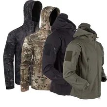 Тактическая куртка для страйкбола, кемпинга, пешего туризма, армейские куртки, рыбалка, охота, военная зимняя водонепроницаемая ветровка из мягкой кожи акулы Тактическая куртка для страйкбола, кемпинга, пешего туризма, армейские куртки, рыбалка, охота, военная зимняя водонепроницаемая ветровка из мягкой кожи акулы