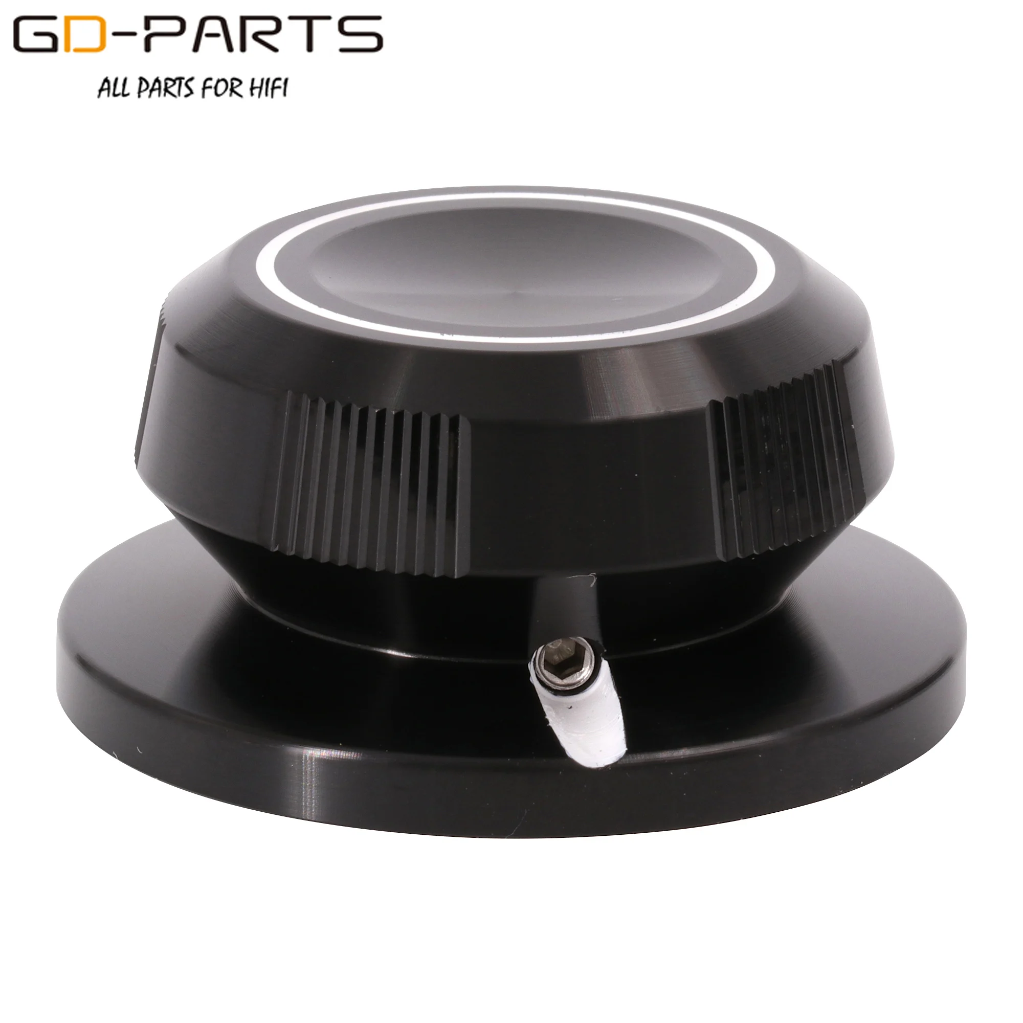 Sólido Full Aluminum Pointer Knob Grupo Hifi Áudio Faça Você Mesmo Potenciômetro Atenuador Rotary Button Cap mm Buraco Usinado 48 mm 23 mm - Image 2
