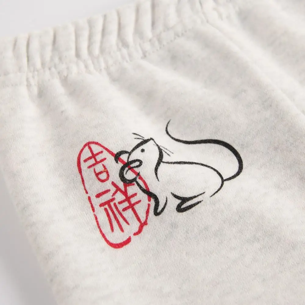 Children's suit autumn and winter new cotton boy sports sweater+ sports pants cartoon fashion print girl long sleeve suit