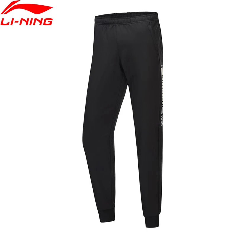 

Li-Ning Women Running Series Track Pants Loose Fit 93% Polyester 7% Spandex Pockets LiNing Sports Pants AYKP156 COND19