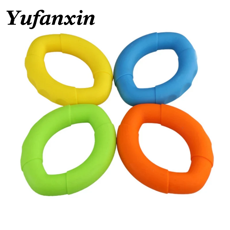 

Hand Grip Muscle Power Wrist Arm Training Machine Wrist Expander Rubber Exerciser Hand Gripping Ring Finger Trainer Grip