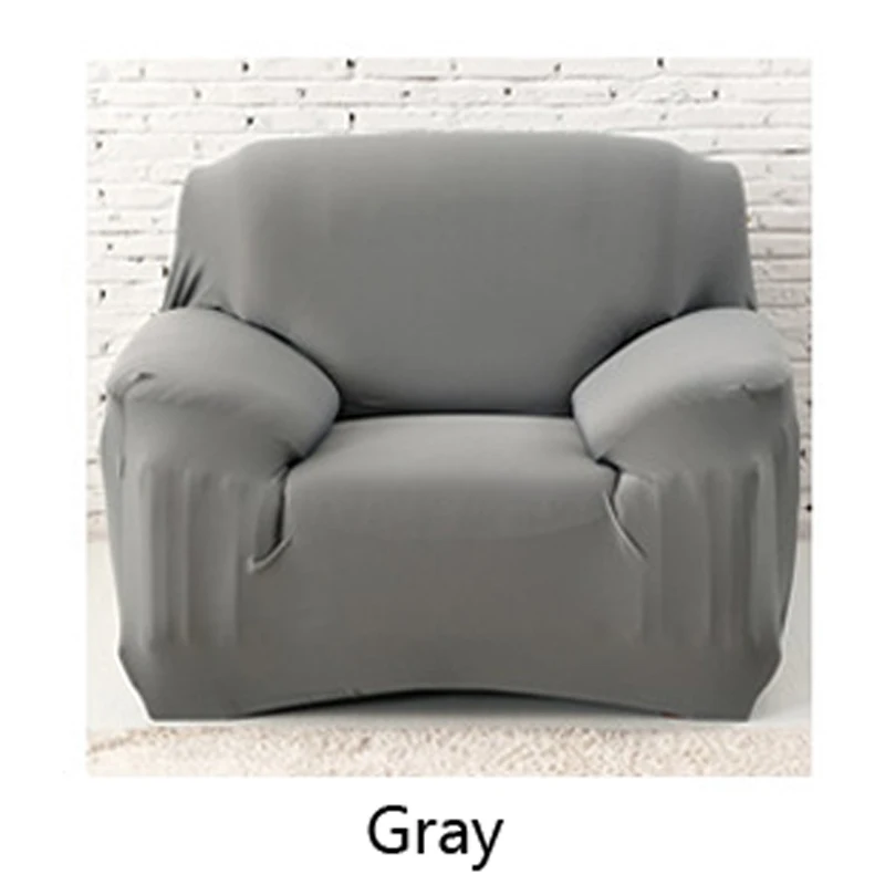 Gray 1-4 чехлы для диванов, мягкие эластичные чехлы для диванов, Защитные чехлы для диванов - Цвет: Gray