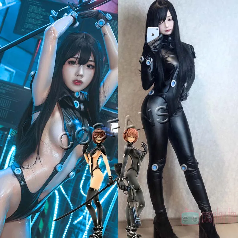 Костюм для косплея Аниме Манга гантц Reika Shimohira Kei Kishimoto женское и Мужское боди