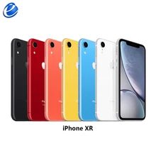 APPLE — Authentique smartphone iPhone XR de 64, 128 ou 256 Go débloqué, téléphone portable, écran LCD Liquid Retina de 15,5 cm, connectivité 4G, 2018