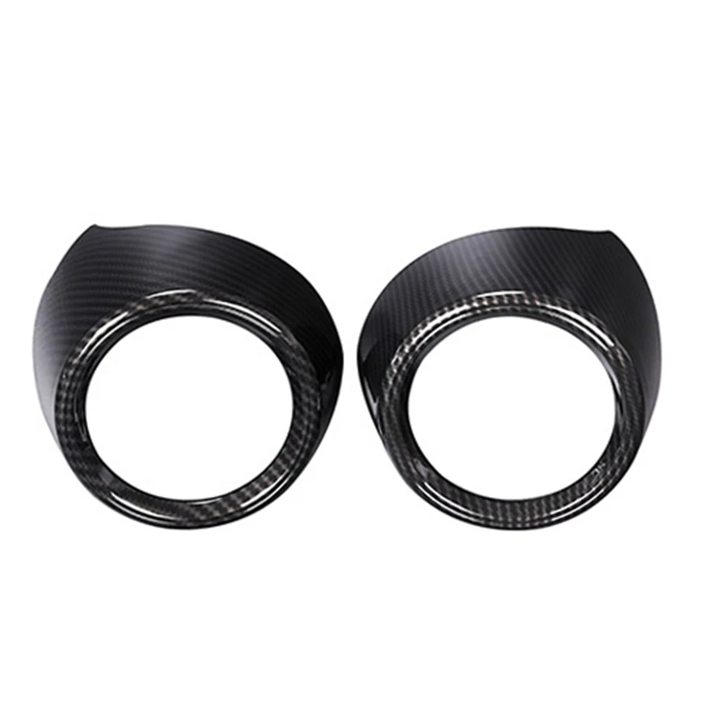 

Carbon Fiber Style For Alfa Romeo Giulia 2017 2018 Abs Plastic Front Side Air Conditioning Cover Frame Trim 2Pcs