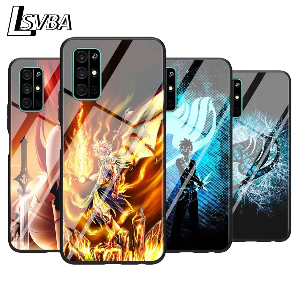 

For Huawei Honor 9A 9C 9S 9X Lite Phone Case Anime Fairy Tail for Honor 30 Pro Plus 20S 8A 8C 8S 87 7C 7S Silicone Cover