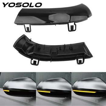 

2pcs LED Dynamic Turn Signal Light Flowing Side Wing Rearview Mirror Indicator Blinker For Volkswagen GOLF 5 GTI Jetta Passat