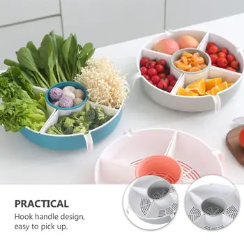 

Practical Creative Delicate Portable Durable Sifter Basket for Vegetable Cooking Kitchen Fruit