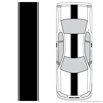 

For Chevy Monte Carlo Center Racing Stripe Vinyl Decal Kit