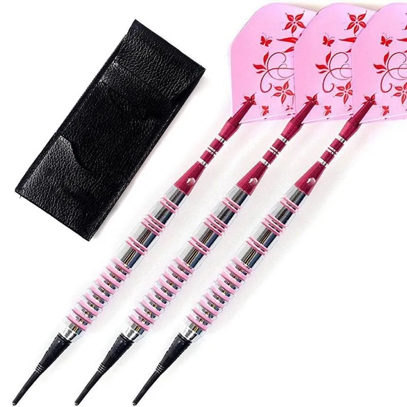 

1 Set Professional Safe Dart Soft Plastic Tip Sliver Training Competition Aluminium Shaft Plated Dart Copper M9X3