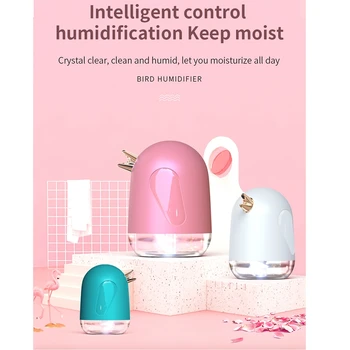 

330ML Ultrasonic Air Humidifier with 7 Colors LED Night Light for Bedroom Office Car