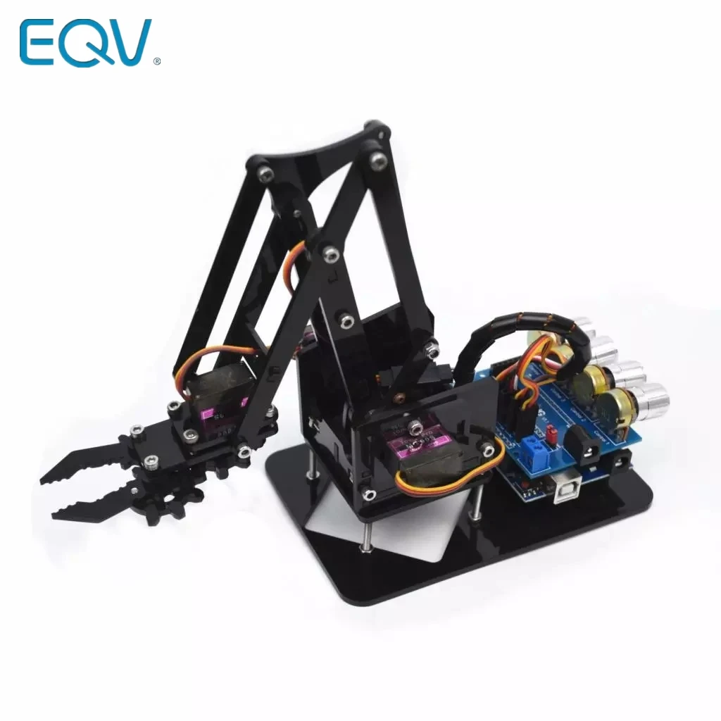 SG90 MG90S 4 DOF Unassembly акриловые механическая рука робота манипулятор коготь для Arduino