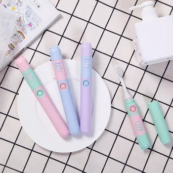 

2020 Baby Kids Waterproof Cartoon Mini Electric Toothbrush Portable Travel Toothbrushes