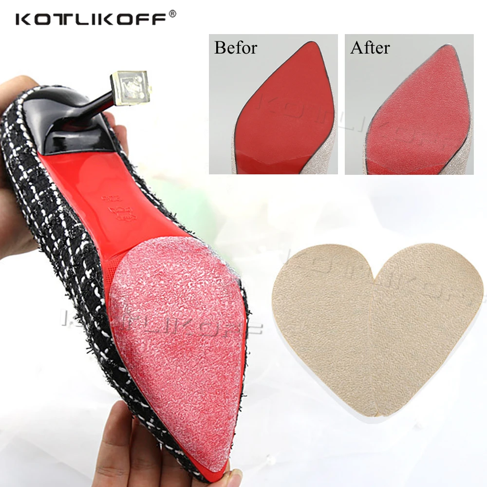Sole Stickers Self-Adhesive Sole Cover Protectors Anti-Slip Sole Stickers for High Heels 