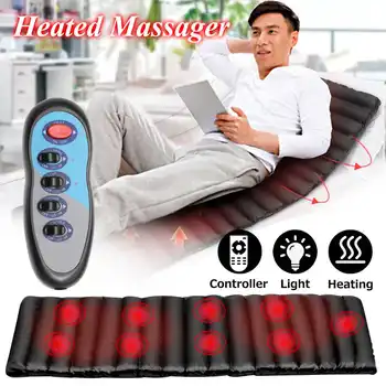 

DC12V Heated Massage Mat Mattress Full Body Massager Mattress Remote Control Cushion Sofa Bed Spa Massager Machine
