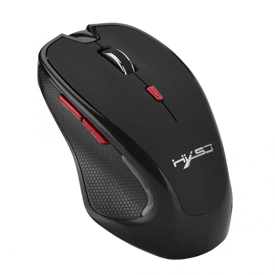 HXSJ беспроводная Bluetooth 800-2400 Регулируемая dpi оптическая игровая мышь эргономичная мышь для ноутбука настольного ПК