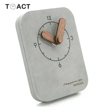 

In Stock Desktop Clock European Table Clocks Modern Design Creative Living Room Children's Room Kid Watch Mute Suitable For Gift