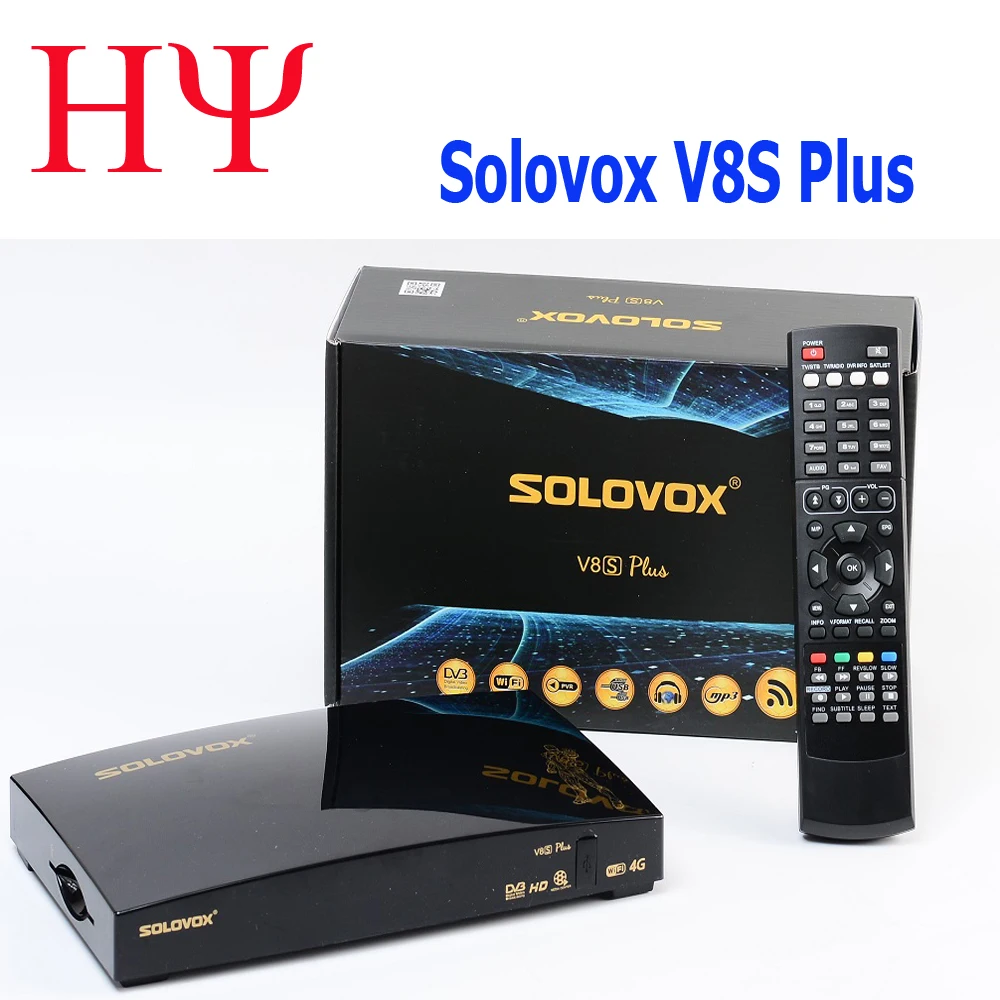 5PCS SOLOVOX OPENBOX V8S PLUS DVB S2 Satellite TV Receiver Support Card Sharing USB WIFI 4G YouTube Xtream Decoder PowerVU Box |