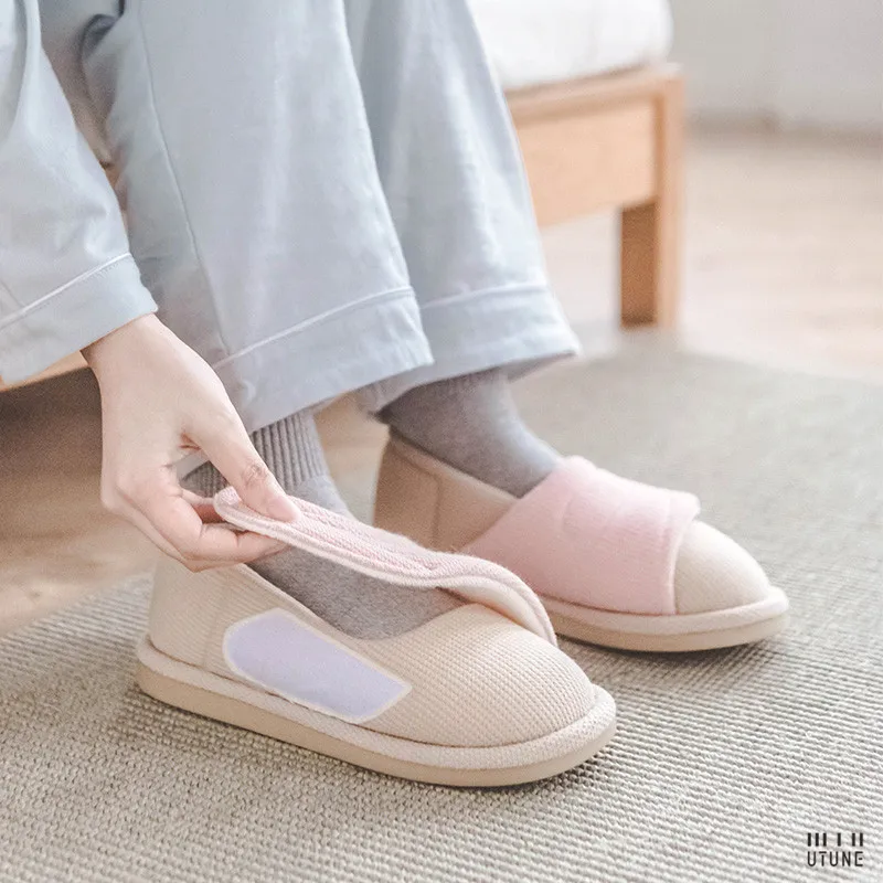 Utune Slippers For Pregnant Woman Shoes Slippers Indoor Home Warm Women