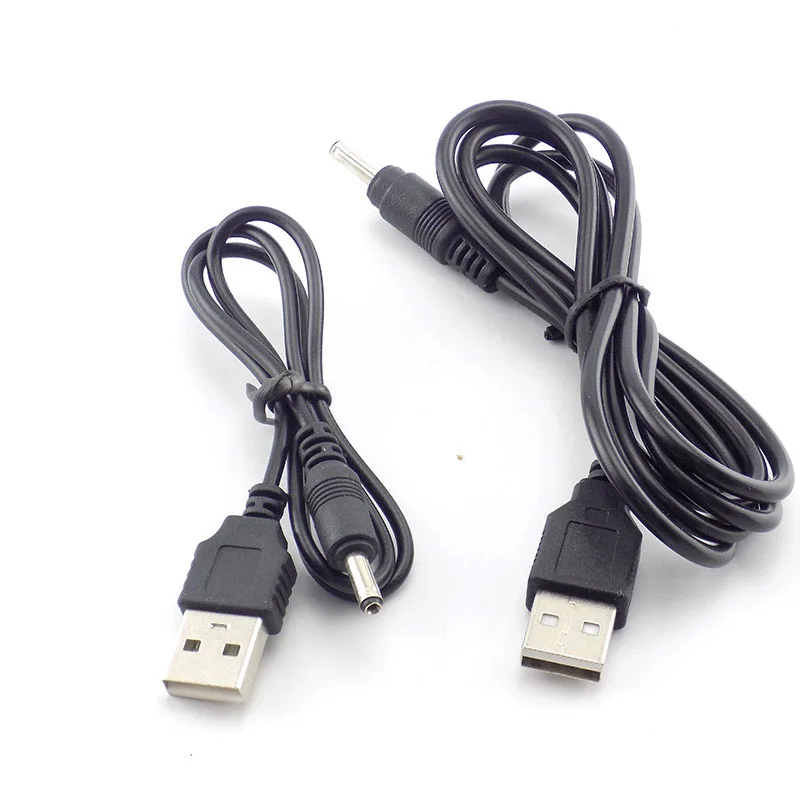 3,5 мм Mirco usb кабель для зарядки DC адаптер питания зарядное устройство фонарик для головной лампы перезаряжаемый карманный фонарик аккумулятор 18650