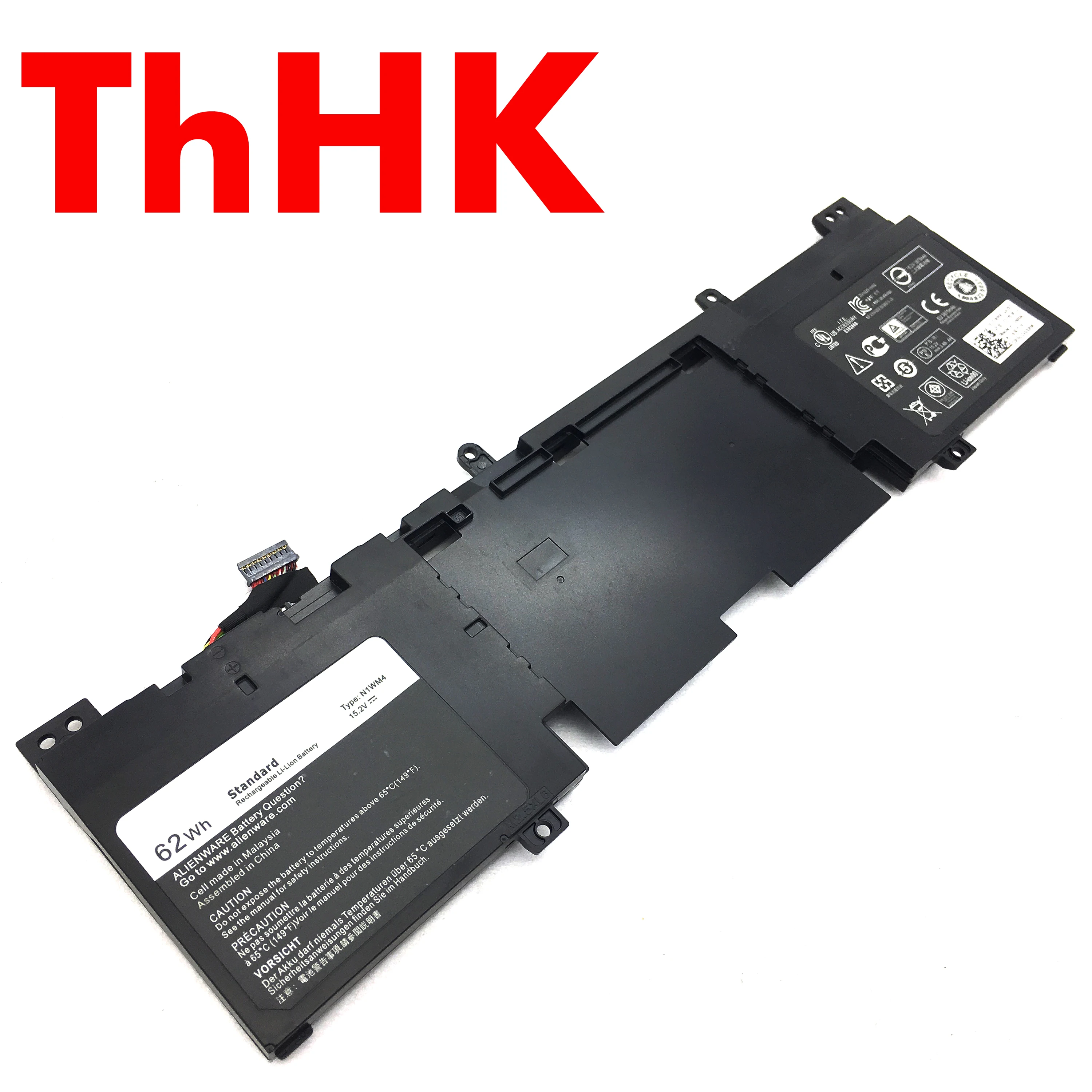 Оригинальный аккумулятор для ноутбука DELL Alienware 13 R1 R2 3 дюйма 62Wh N1WM4 2VMGK | Компьютеры