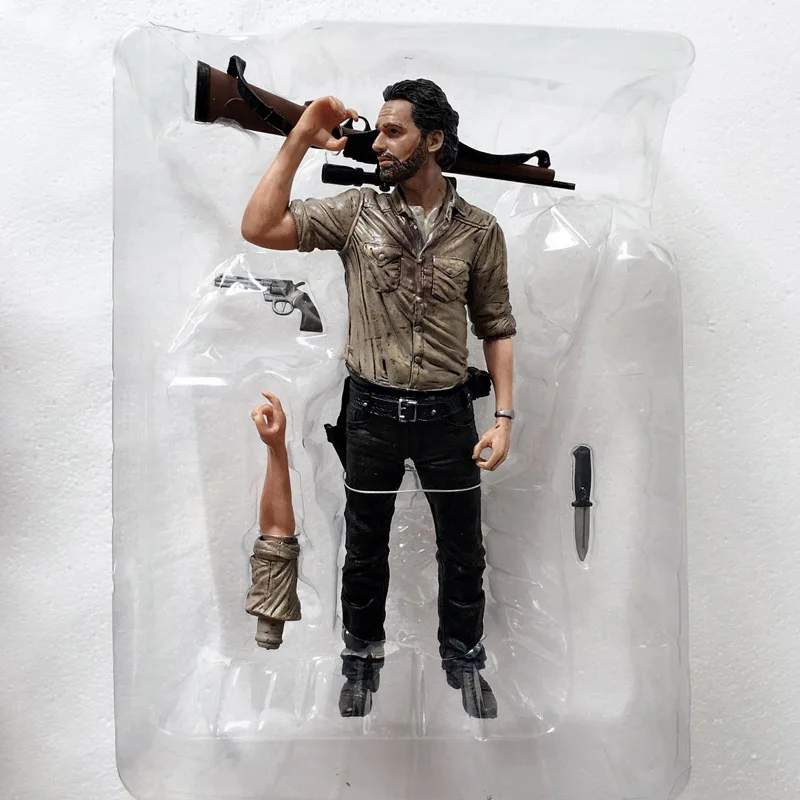 2 типа The Walking Dead Rick Grimes дерил Диксон фигурка модель игрушка; подарок 10 дюймов