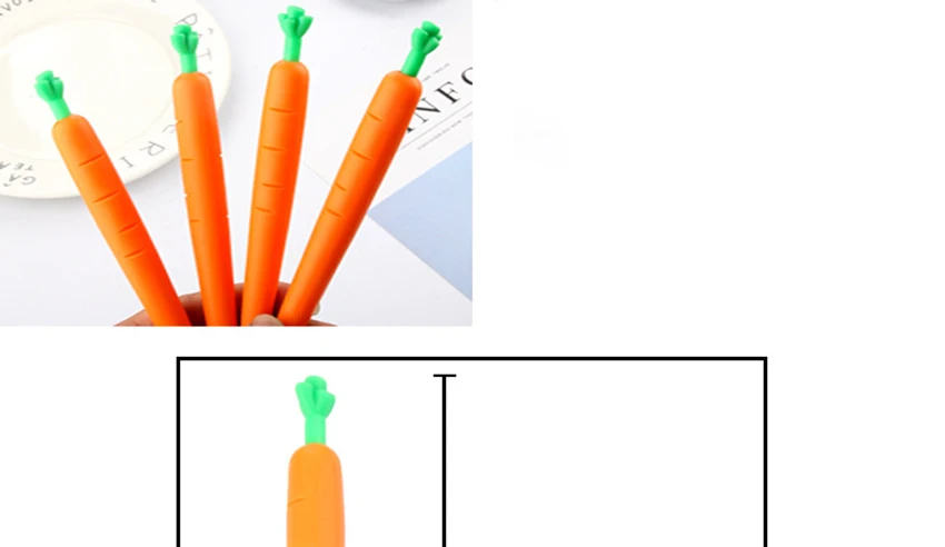 Креативная форма моркови механический карандаш детские школьные принадлежности силиконовые автоматические карандаши для студентов принадлежности для рисования