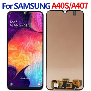 

Original Super Amoled LCD For Samsung Galaxy A40s A3050 A3058 LCD Display Touch Screen Digitizer Glass Assembly Repair Parts