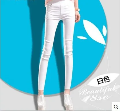 K340 White VIIANLES узкие брюки женские джинсовые леггинсы повседневные модные облегающие Джеггинсы тонкие высокие эластичные леггинсы с карманами женская одежда - Цвет: K340 White