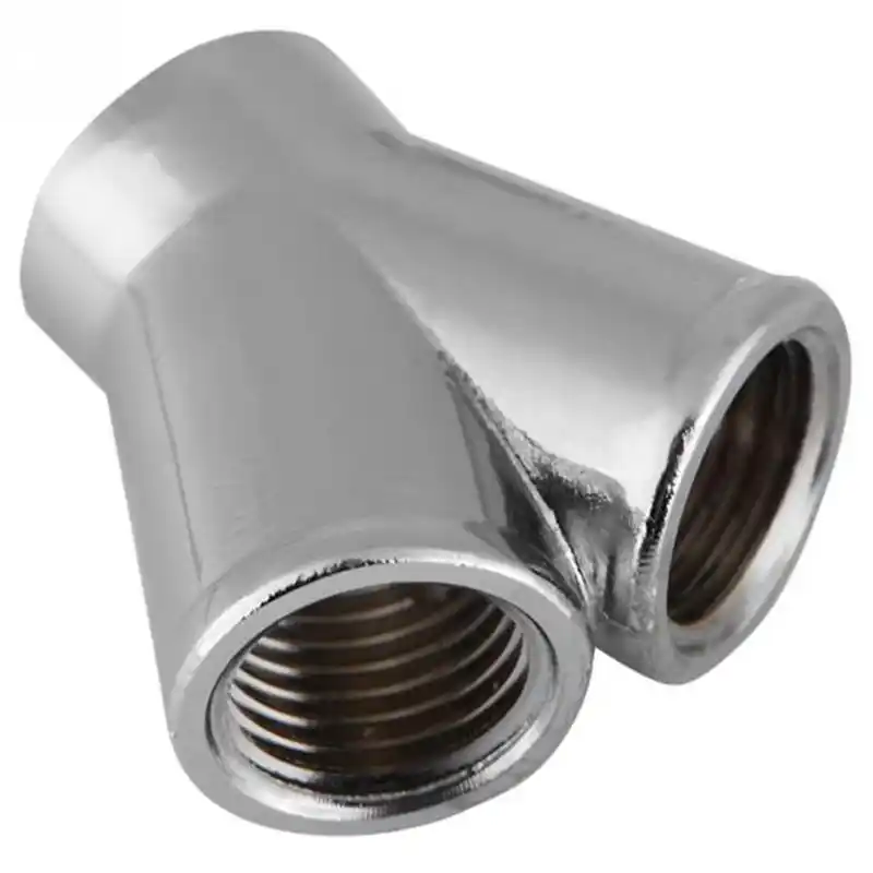 YIHEXUANkeji Tube Fitting,G1//4 Female Thread 3 Way Y-Splitter PC Water Cooling Fitting Connector