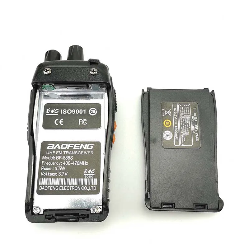 2 шт. Baofeng BF-888S портативная рация UHF двухстороннее радио портативное радио HF приемопередатчик BF 888S радио Comunicador Uniden