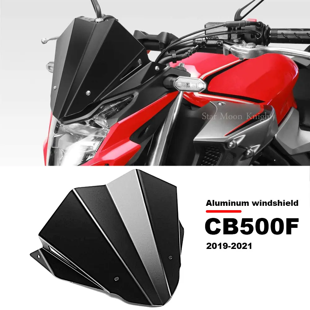 

Motorcycle Windshield Windscreen Aluminum Wind Shield Deflectore Fit For HONDA CB500F CB 500 F CB500 F 2019 - 2021 Accessories