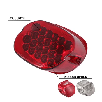 

Motorcycle LED Turn Signal Tail Light For Harley Davidson XL FLH FX FXR Dyna Softail FXST FXSTB Night Train Road King FLHR