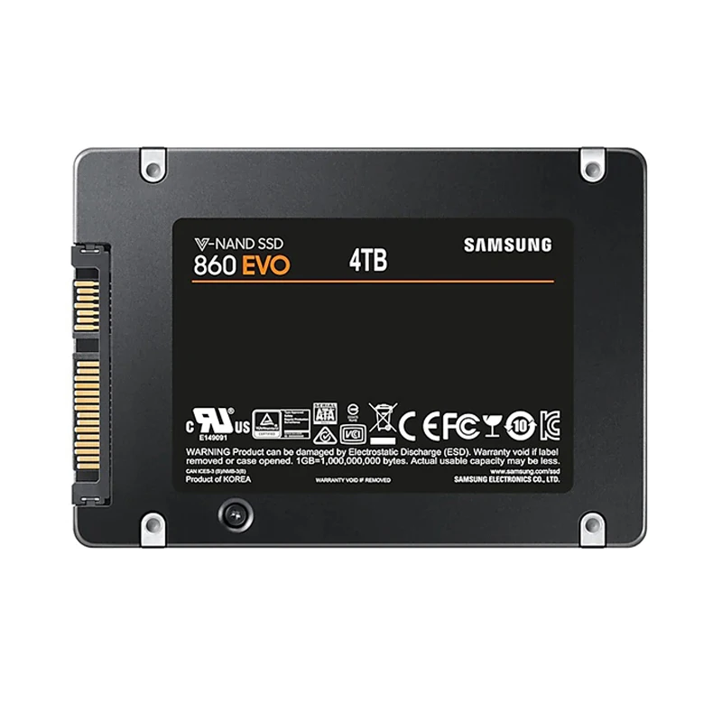 SAMSUNG SSD 860 EVO 250GB 500GB 1 ТБ Внутренний твердотельный диск HDD TLC SATA III 2,5 дюймовый ноутбук