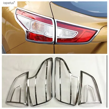 

ABS ! Accessories For Nissan Qashqai J11 2014 2015 2016 Chrome Rear Trunk Headlight Tail Light Lamp Molding Cover Kit Trim