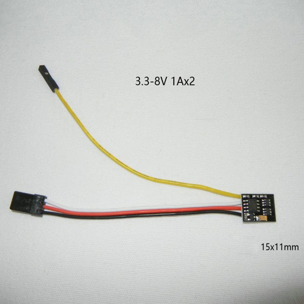 

Mini Two-way Brushed ESC 1A x 2 1-2S 3.3-8V Electronic Speed Controller ESC for RC Car Tank Modification Kits