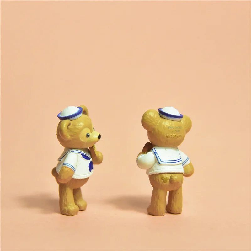 2 шт. 4 см медведь Даффи и печенье собака фигурка игрушки Очаровательная Коллекционная модель