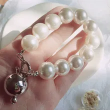 Натуральный пресной воды барокко регулируемые браслеты из искусственного жемчуга для элегантных женщин браслет Прекрасный подарок ювелирные изделия CBL221