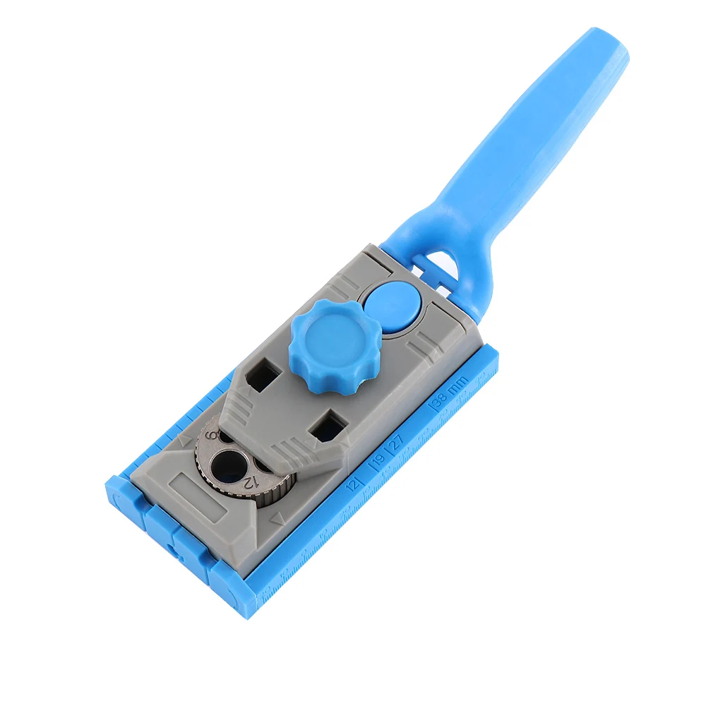 

Woodworking Drilling and Hole Locator Pocket Hole Jig Drill Guider Doweling Joinery for Woodworking Durable Scale