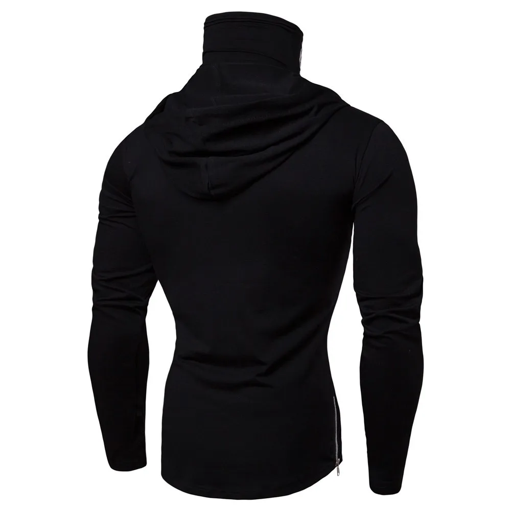 Jumper Man|men's Cotton Hoodie Solid Black Gray Gym Casual