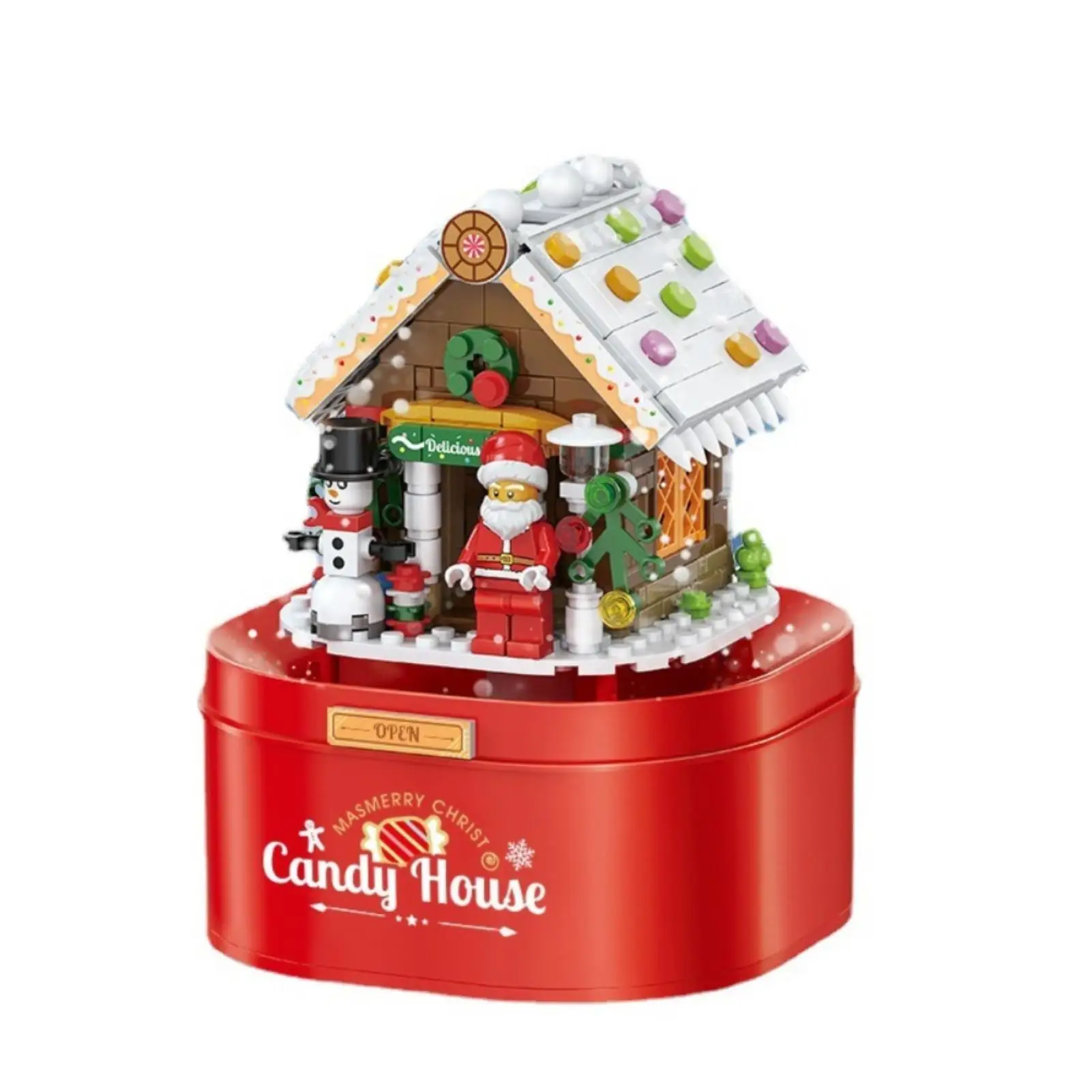 Block Toy Christmas Series Building Blocks Set With Santa Claus Figures Tree Elk City Bricks Toys For Children Friends Xmas Gift | Игрушки и