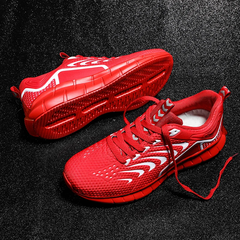 

Men's training shock absorption fitness running shoes high-quality flying sports shoes comfortable mesh breathable casual shoes