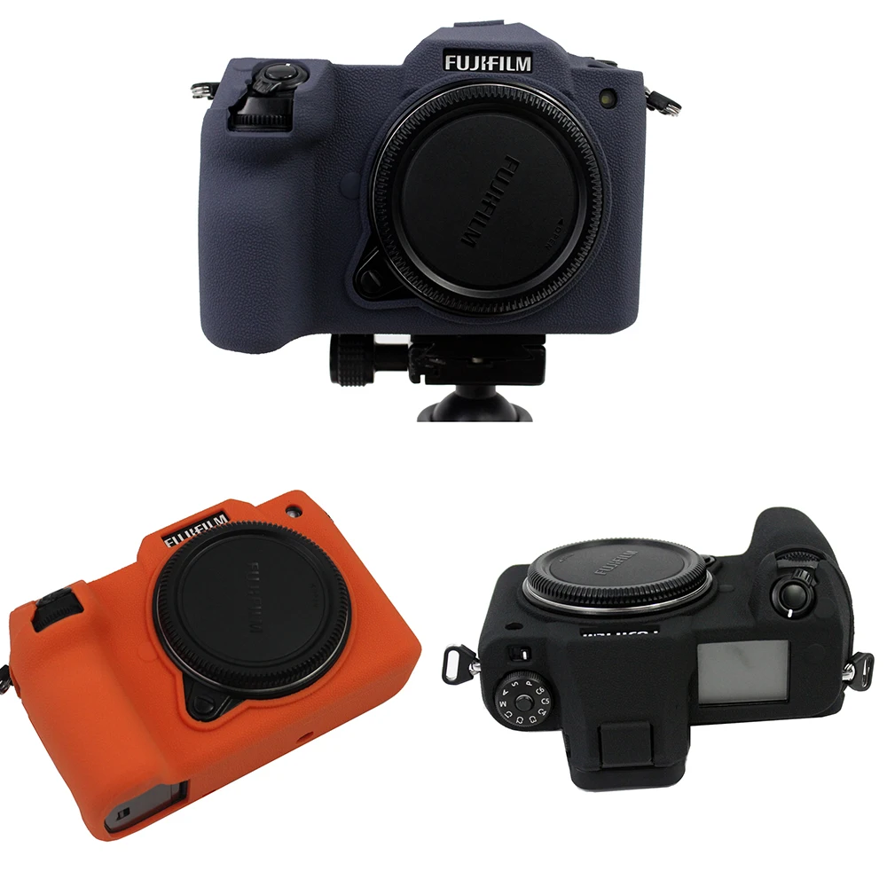 Custodia Morbida In Silicone Per Fotocamera Portatile Per Fujifilm Gfx100S Gfx 100S Custodia Protettiva In Gomma Per Fotocamera